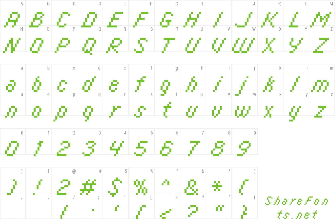 Font italic 08_56 preview